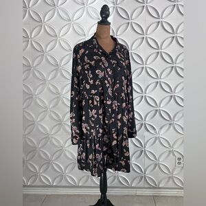 SO Black Dress with Vibrant Paisley Accents 
#1